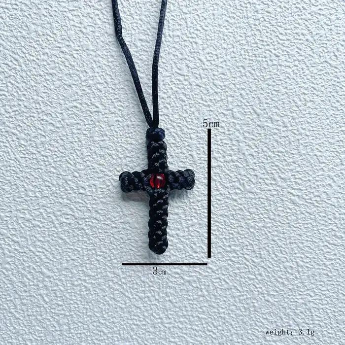 Ensemble de colliers croisés tissés à la main pour homme et femme bijou élégant pour anniversaire et célébrations religieuses