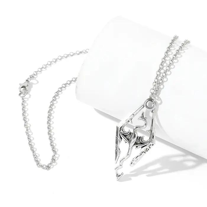 Collier pendentif Dragon Vintage Cool Elder Scrolls
