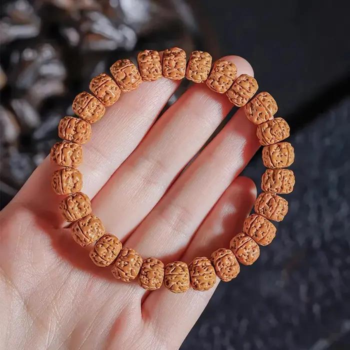 Bracelet en bois naturel pour homme