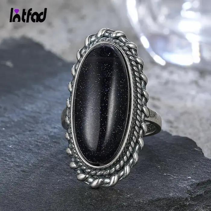 Bague en argent regardé 925 pour hommes et femmes
