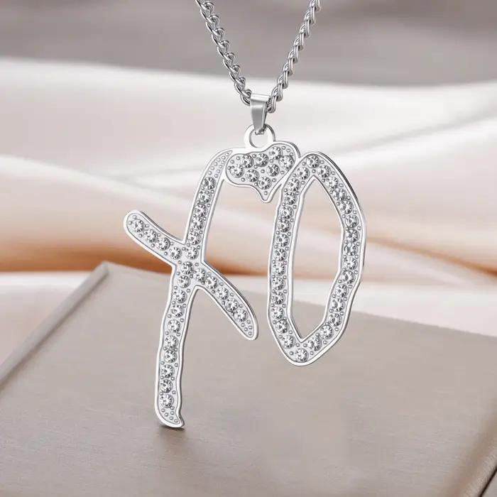 Hip Hop XO collier pendentif Hip Hop Rock rappeur bijoux