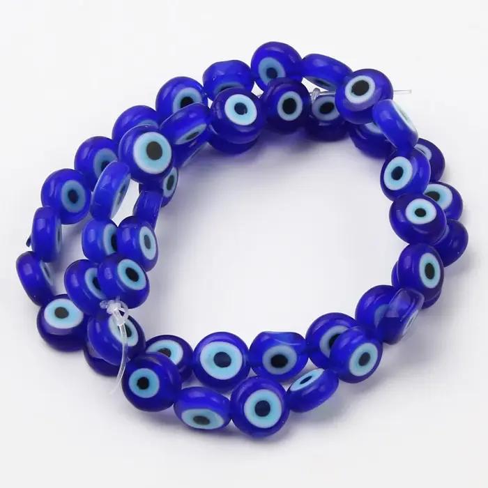 Bracelet mauvais œil en verre pour femme