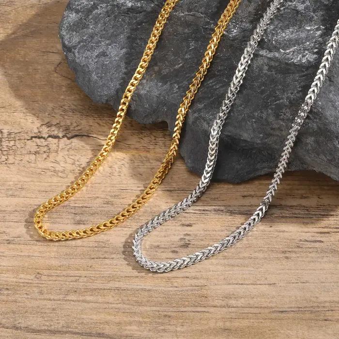 Tire JONecklace-Collier en acier inoxydable pour hommes et garçons