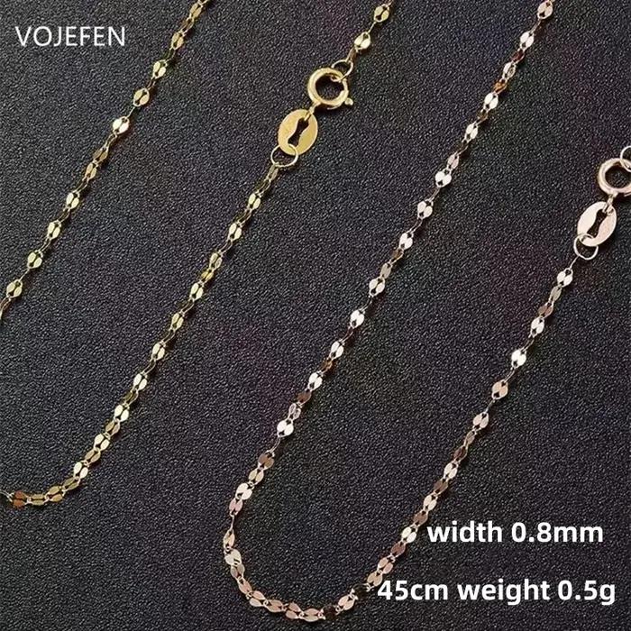 Collier VOJEFEN AU750 en or pur 18 carats