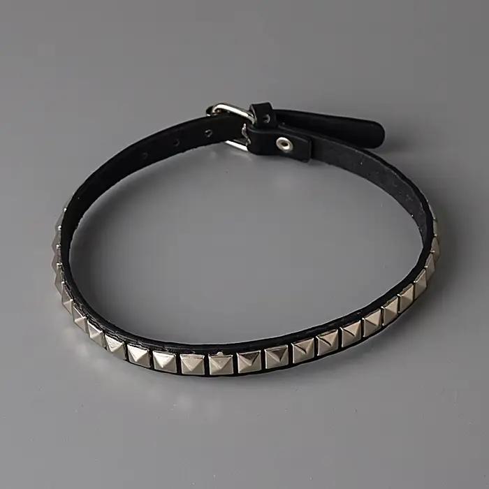 Collier mort Note Misa Amanes, ras du cou en cuir pour hommes et femmes, Hip Hop Punk, Rivet, bijoux Cosplay, cadeaux