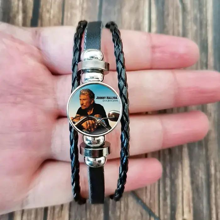 Bracelet classique Johnny Hallyday pour hommes