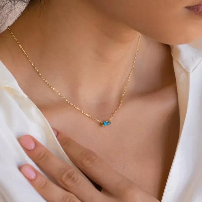CARLIDANA transformer luxe trèfle à quatre feuilles pendentif collier cristal couleur or coeur amour