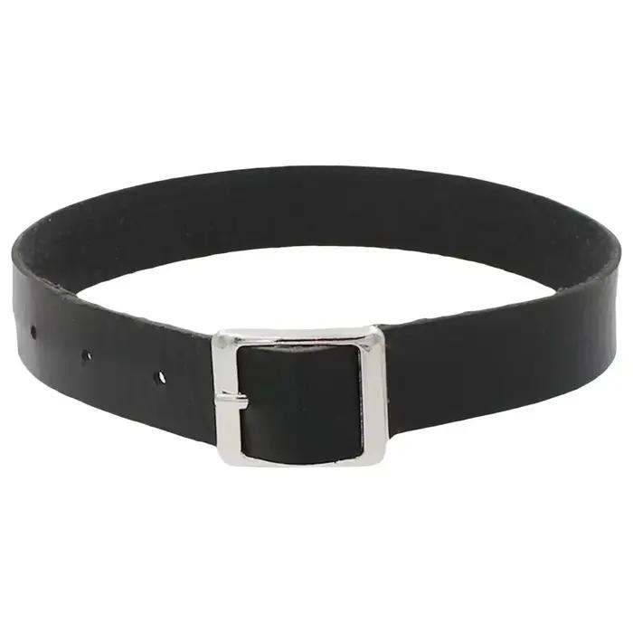 Collier en cuir simple style hippie punk