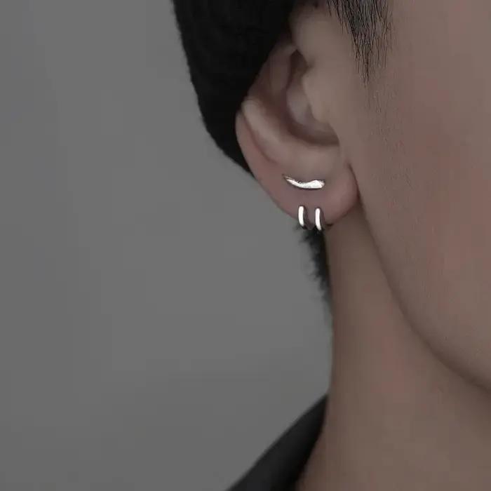 Boucles d'oreilles Punk Vintage pour hommes