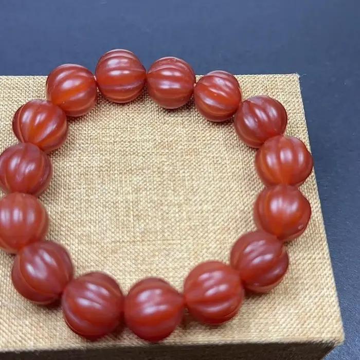 Bracelet en Agate pour hommes et femmes, bijoux d'ambiance à la mode et exquis
