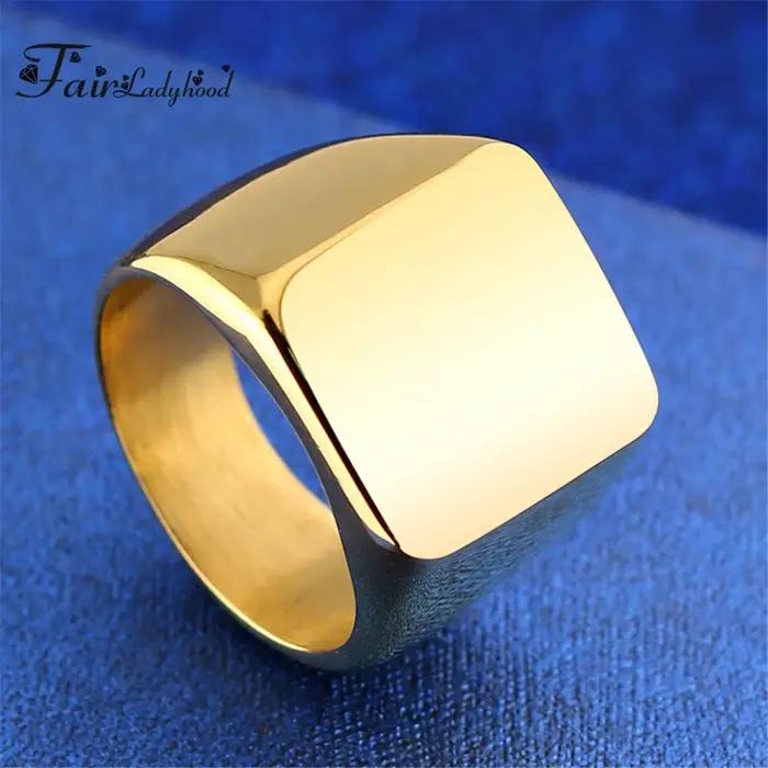 FairLadyHood-Bague punk pour homme