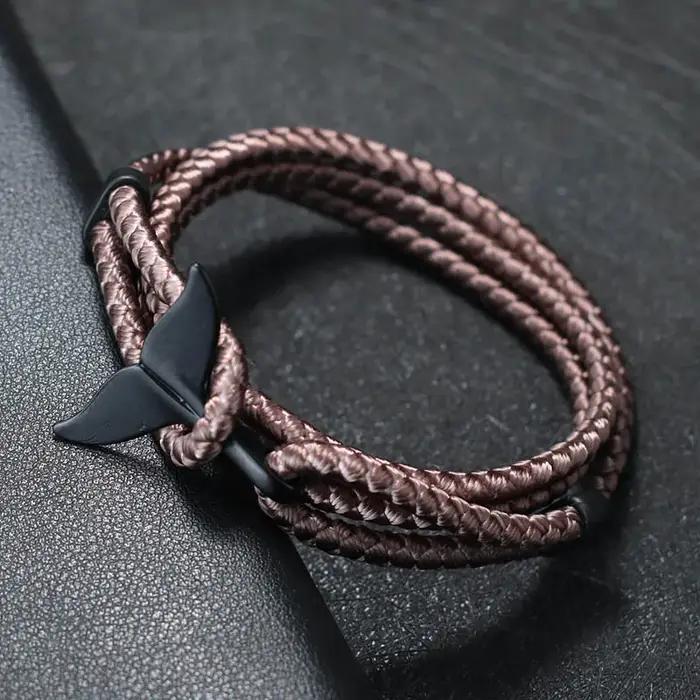 Nouveau Bracelet en queue de baleine pour hommes