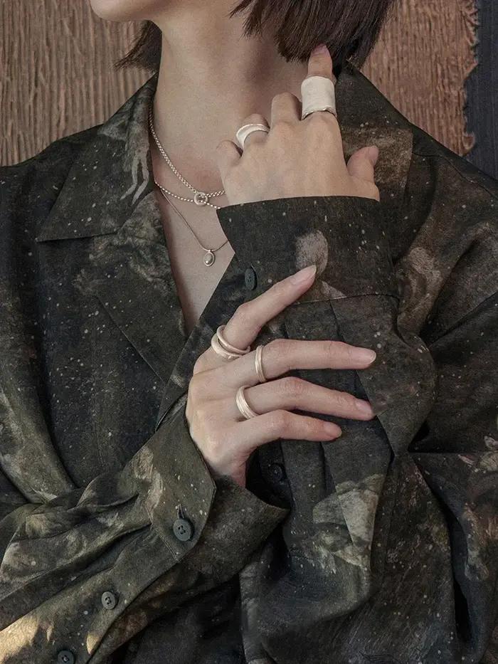 Bague en peau de bergame pour hommes et femmes, bijou de style rétro, cadeau de fête, alliance de mariage redimensionnable pour sorties élégantes