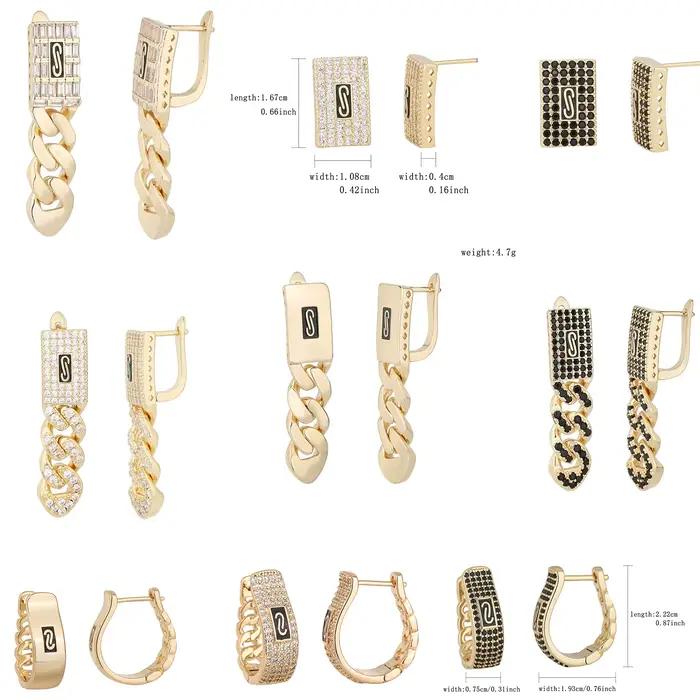 Boucles d'oreilles Monaco classiques en matériau hypoallergénique 14K – Accessoires simples pour les déplacements et la
