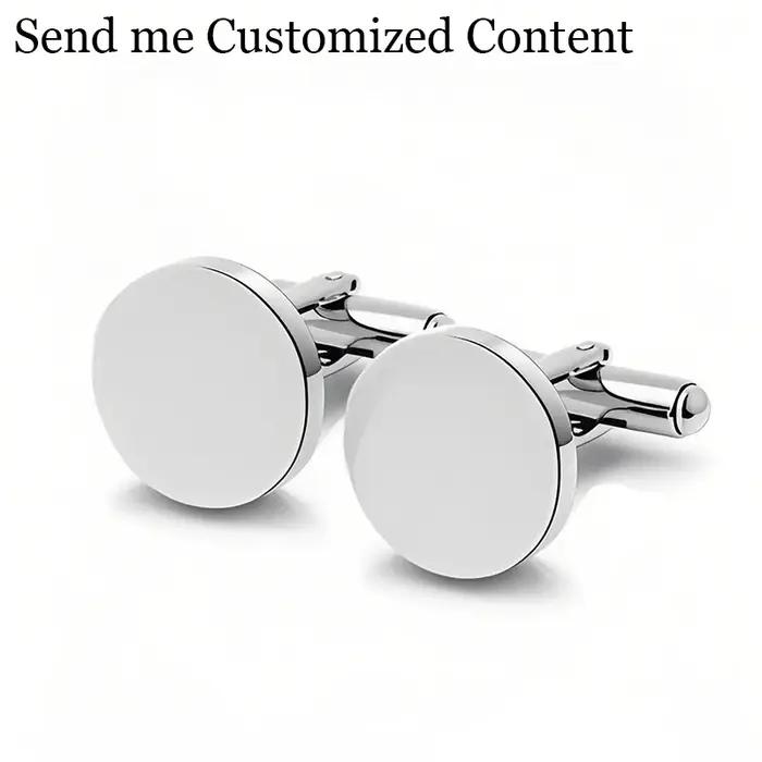Boutons de manchette personnalisables pour homme, boutons de manchette avec Portrait personnalisé, b