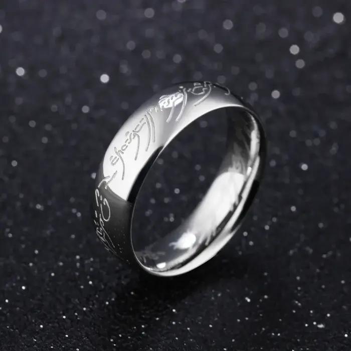 Bagues de mariage en acier inoxydable pour Couples