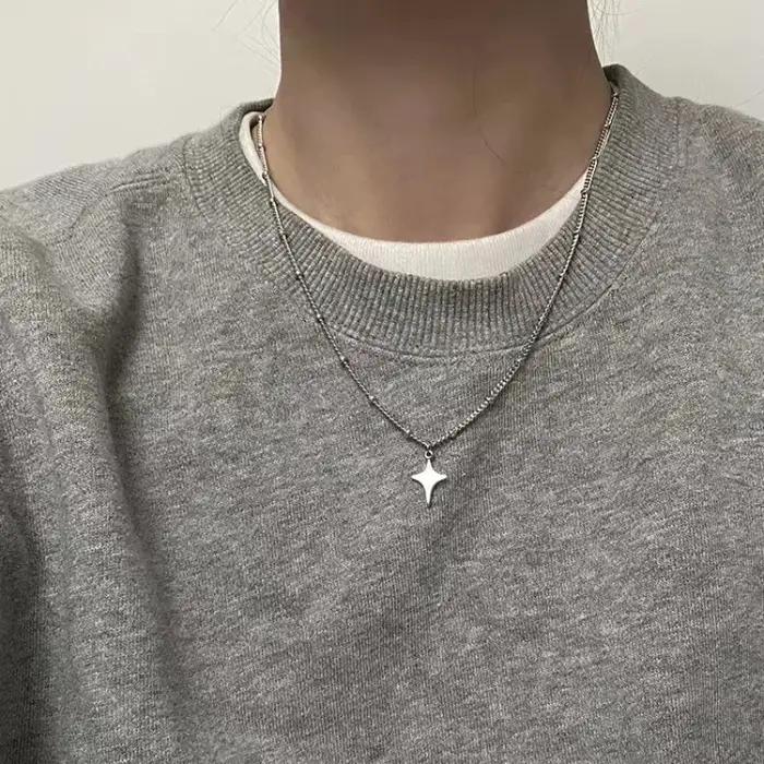 Collier Vintage Simple et tendance pour hommes et femmes