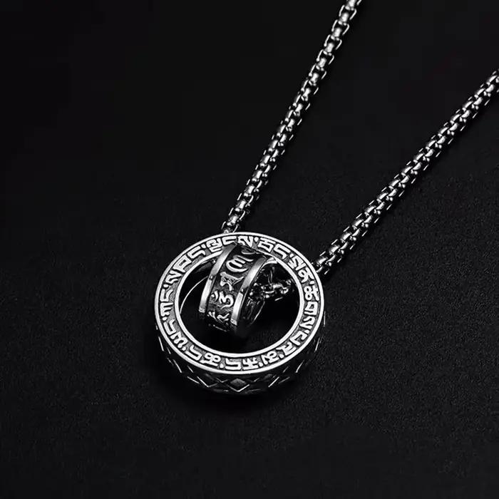 Collier pendentif vintage en argent Sterling 925 avec zirconium et diopside chromé pour femmes et hommes occasions spéciales bijoux mariage cadeaux de fête