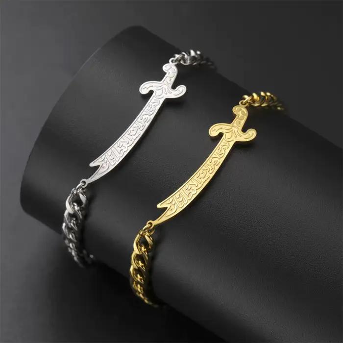 Bracelet Épée Zulfiqar Imam Ali EUEAVAN en Acier Inoxydable