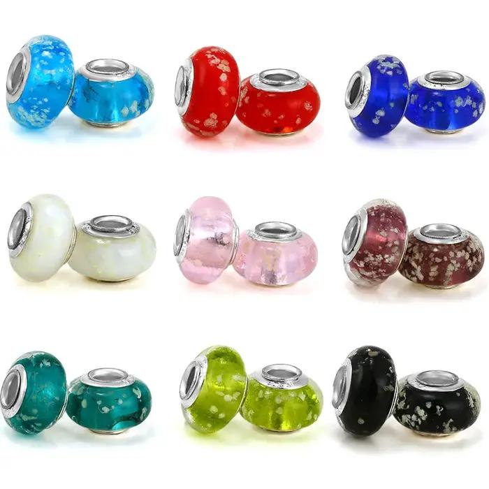 Collier de perles de verre Shoous pour hommes et femmes