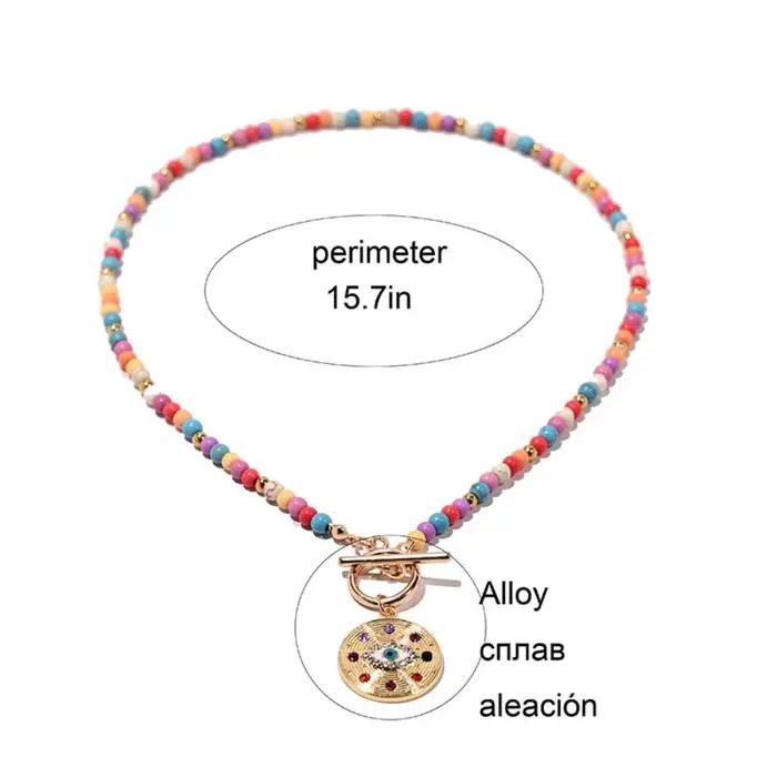 Collier pendentif oeil à la mode et enchanteur