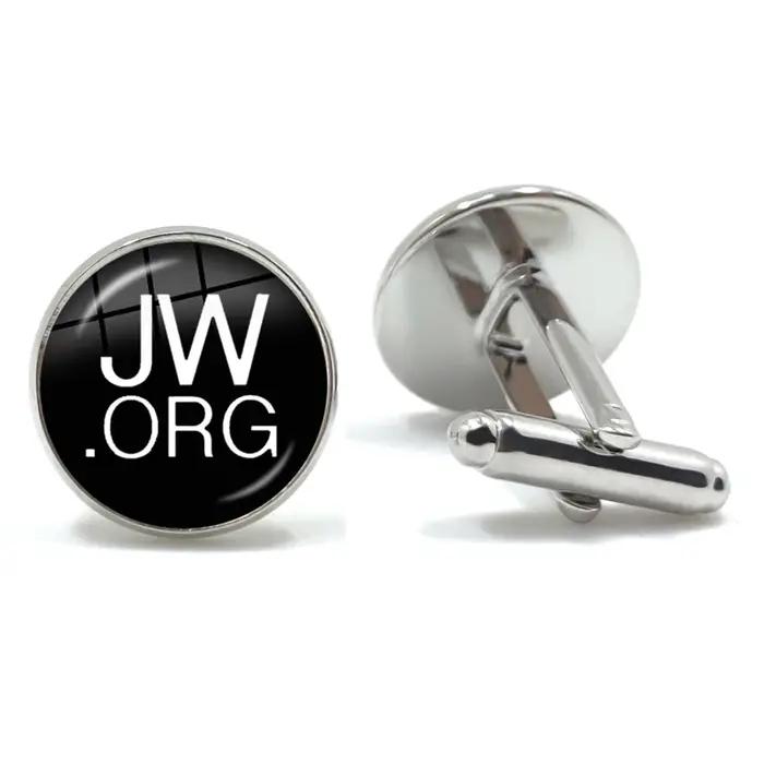 Nouveauté JW.ORG boutons de manchette Steampunk témoins de jéhovah dôme en verre poignets bijoux cadeaux faits à la main