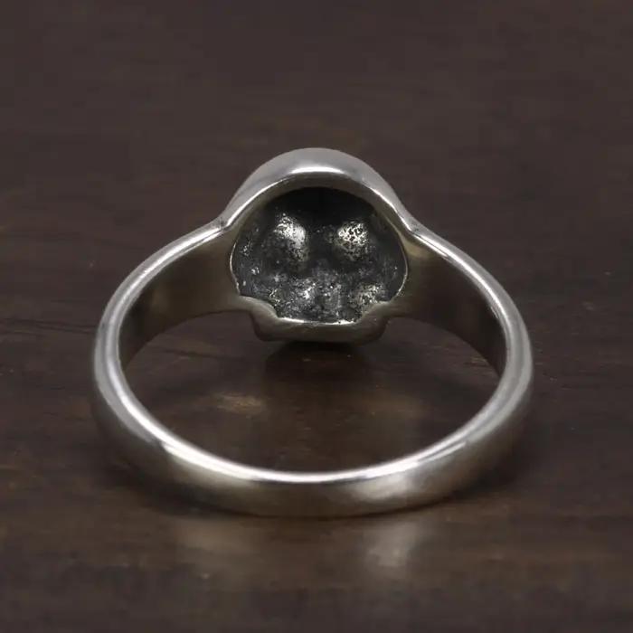 S925 Sterling Silver Vintage Modules Seton Ring for Men