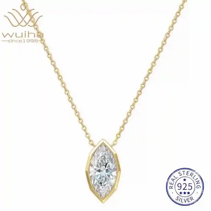 WUIHA – collier avec pendentif en argent Sterling 925