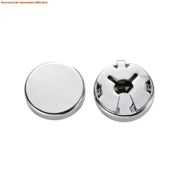 1 paire de boutons de manchette ronds en laiton, boutons de manchette pour chemise formelle de maria