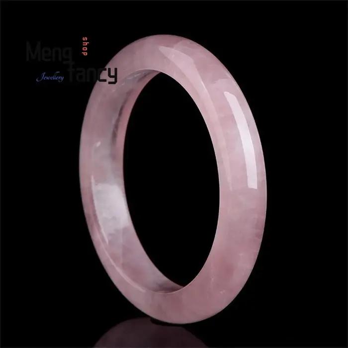 Bracelet en Quartz Rose naturel de Madagascar