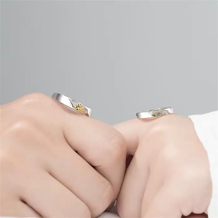 Bague en argent 925 pour hommes et femmes