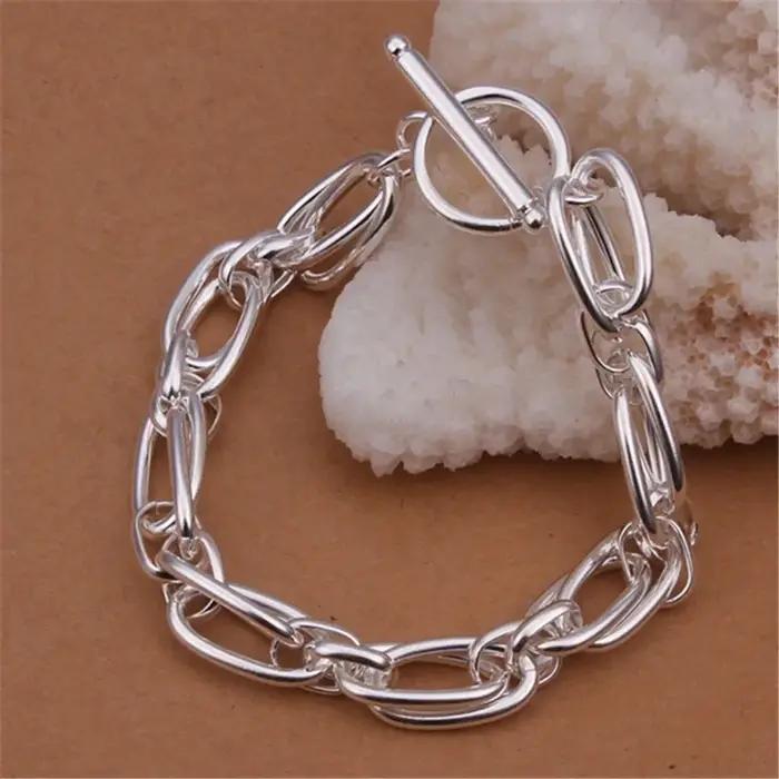 Noble nice for Men Women Chain 925 Sterling Silver Bracelets