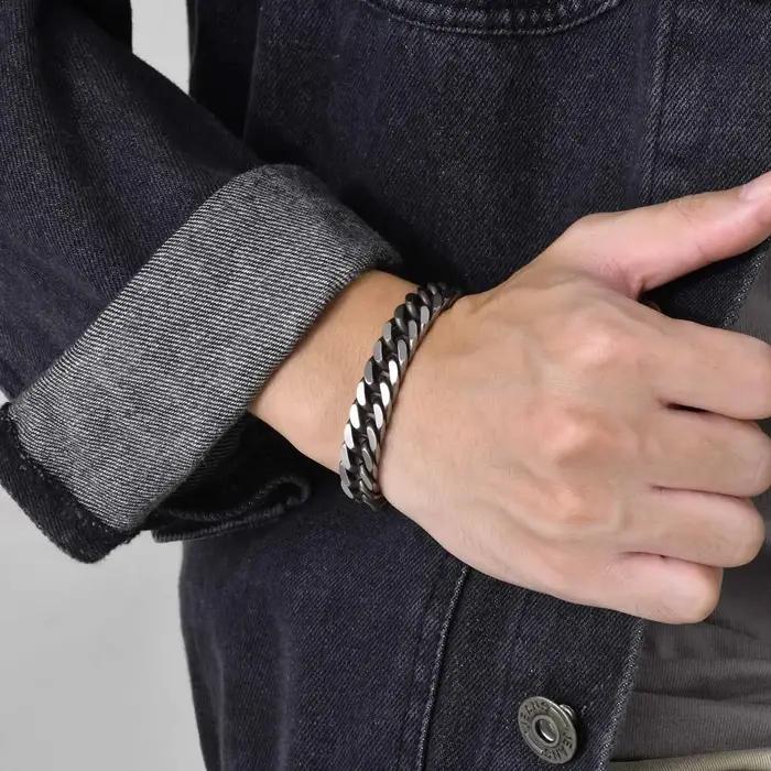 Chunky Retro Cuban JOMen Bracelets