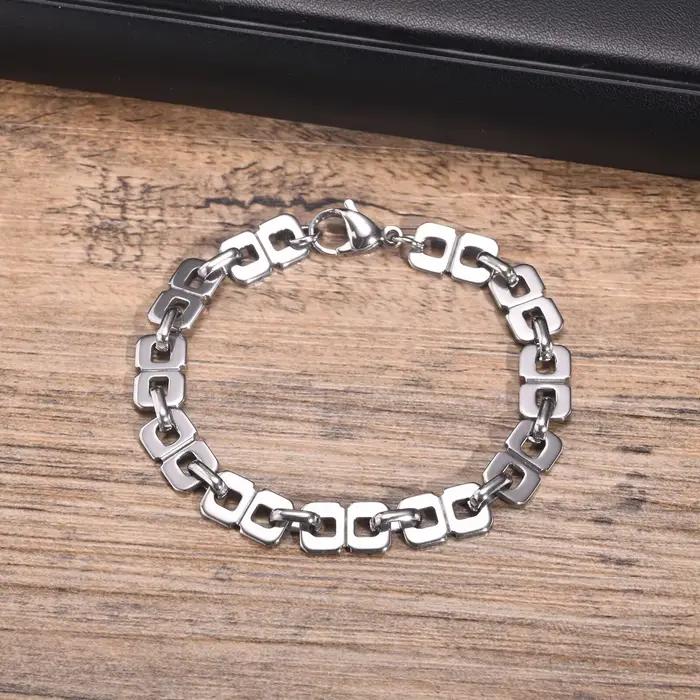 Bracelet en acier inoxydable doré prjewel pour femmes style casual et sportif cadeau pour mère fille amie occasions spéciales