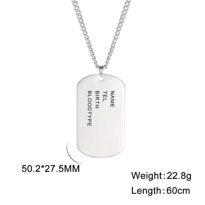 Collier tactique militaire personnalisé