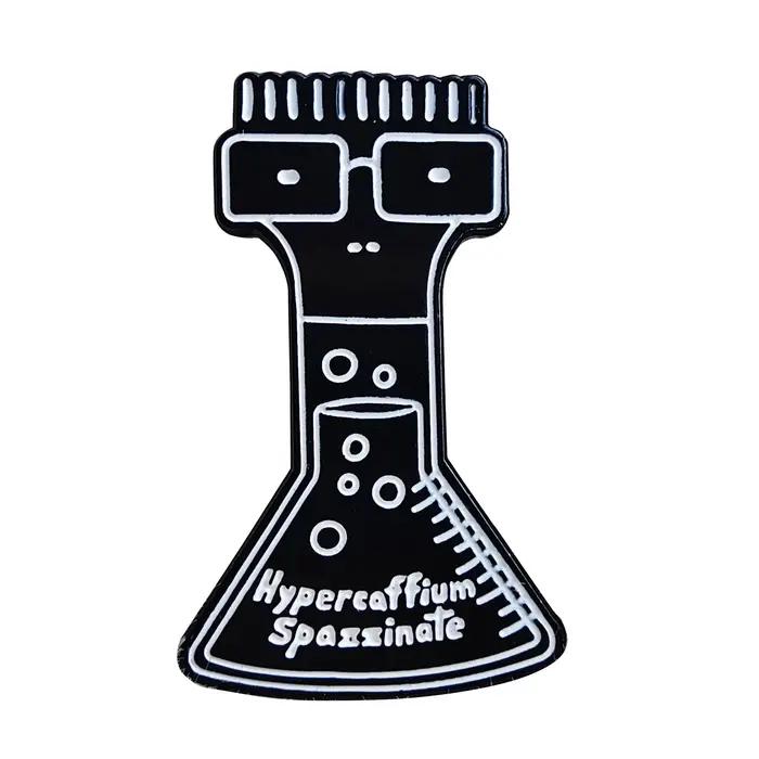 DescmotMilo Goes to imprimés Punk Rock Émail Pin, Revers Brooch, Metal Danemark ge Jewelry Accessary