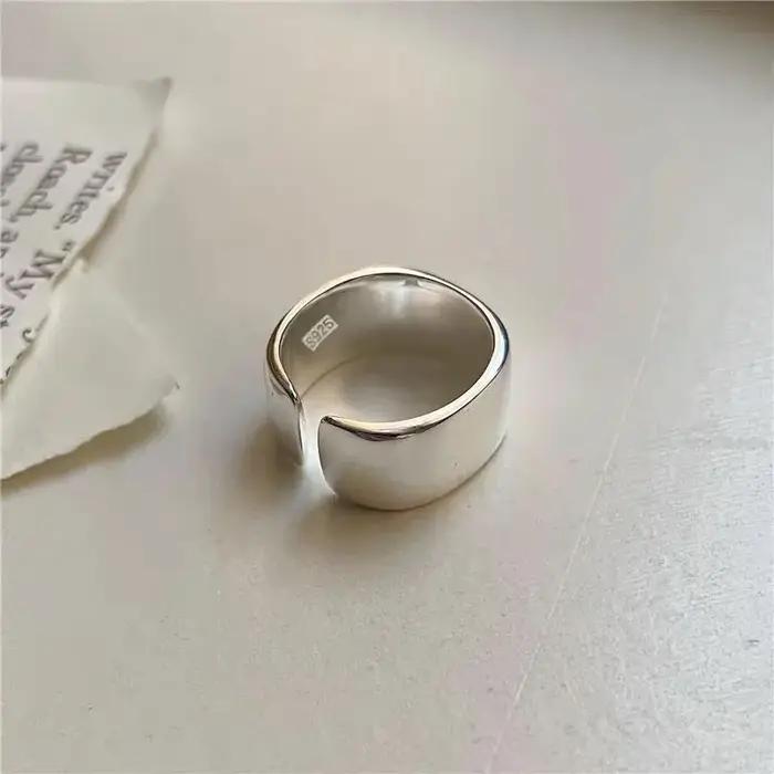 Bague unisexe vintage en argent sterling 925 pour femmes et hommes, alliance de mariage, bijou fin, cadeau de fête de noël