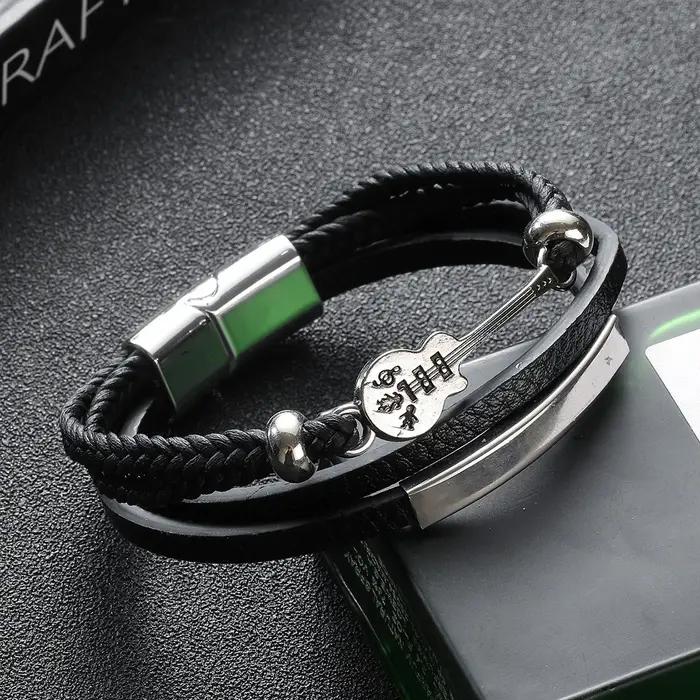 Bracelet en cuir personnalisé pour homme