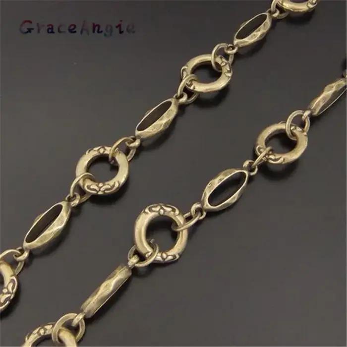 Collier en Bronze Antique prêt à l'emploi, chaîne en laiton 13x13x3MM 04073, 1 pièce