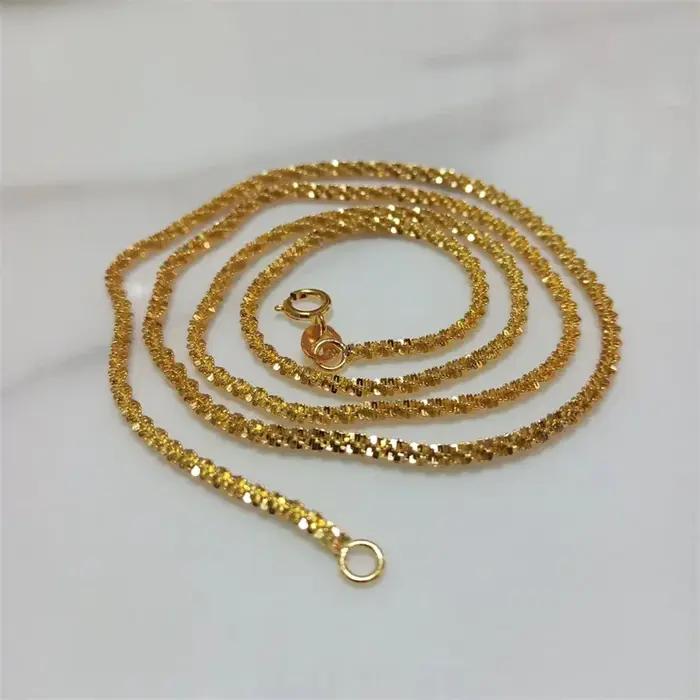 Collier en argent sterling 925 avec chaîne pop-corn pour femmes romantique et élégant pour occasions spéciales cadeau pour petite amie anniversaire fête