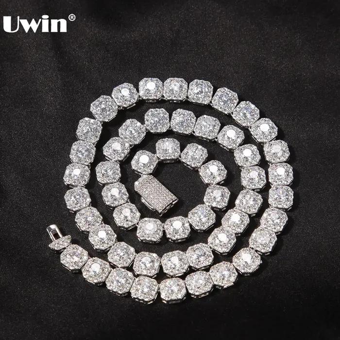 Colliers UWIN 9 mm en zircon cubique AAA pour femmes