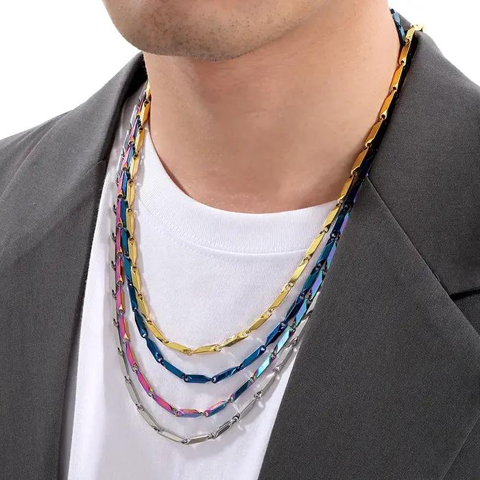 Kalen – collier chaîne à maillons épais pour hommes