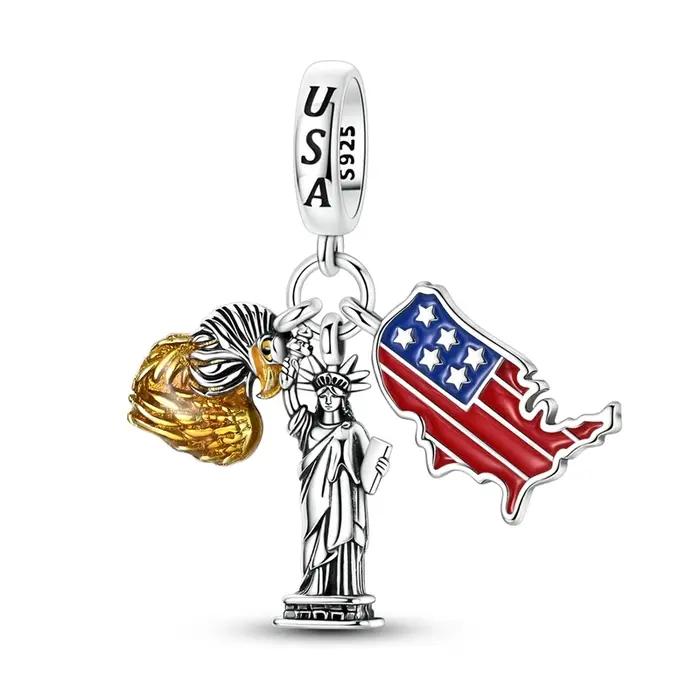 Pendentif breloque en argent sterling 925
