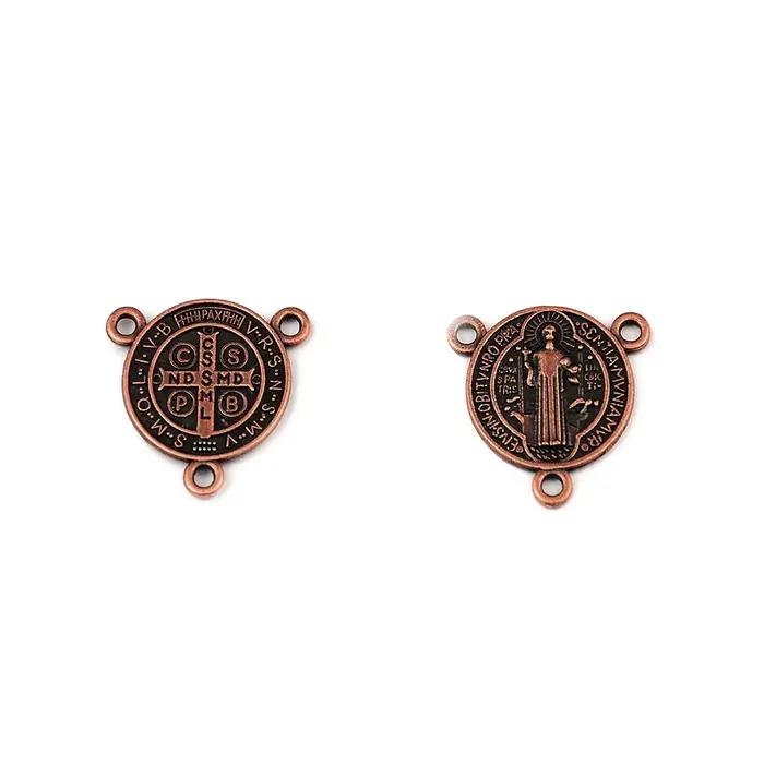 Accessoires de bijoux en alliage de Bronze chapelet catholique