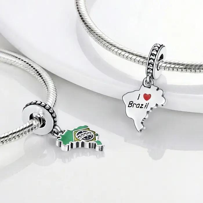 Pendentif breloque en argent sterling 925