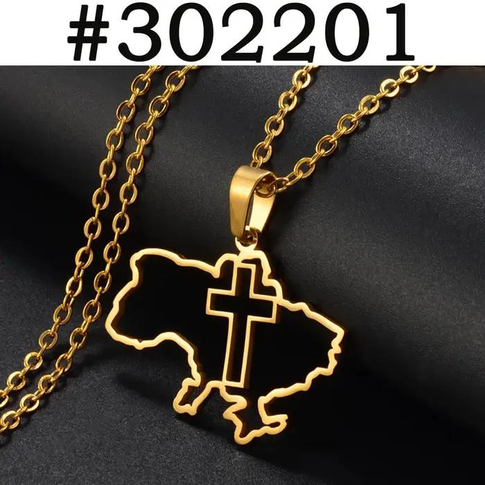 Anniyo-Collier pendentif en acier inoxydable