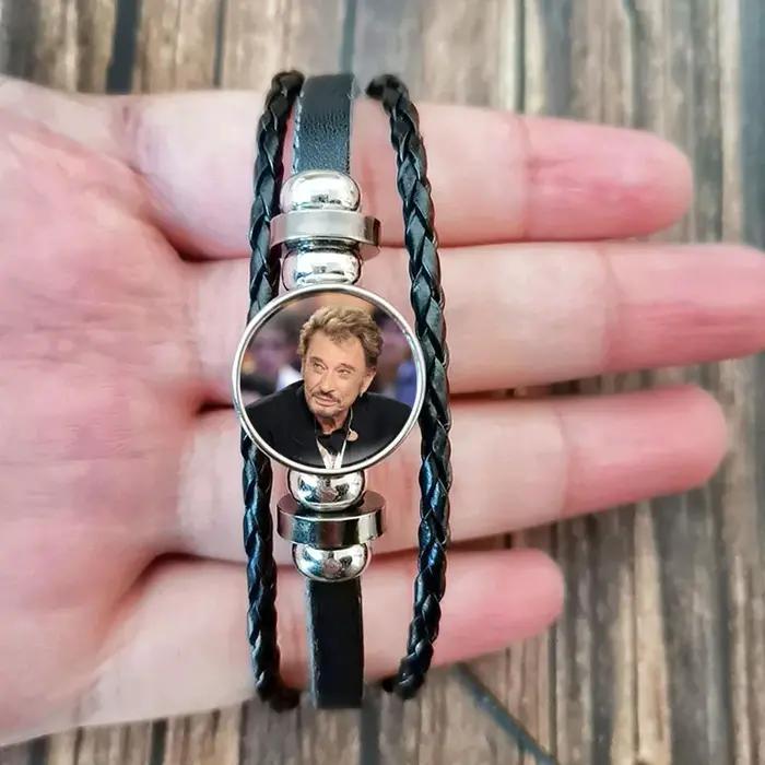 Bracelet classique Johnny Hallyday pour hommes