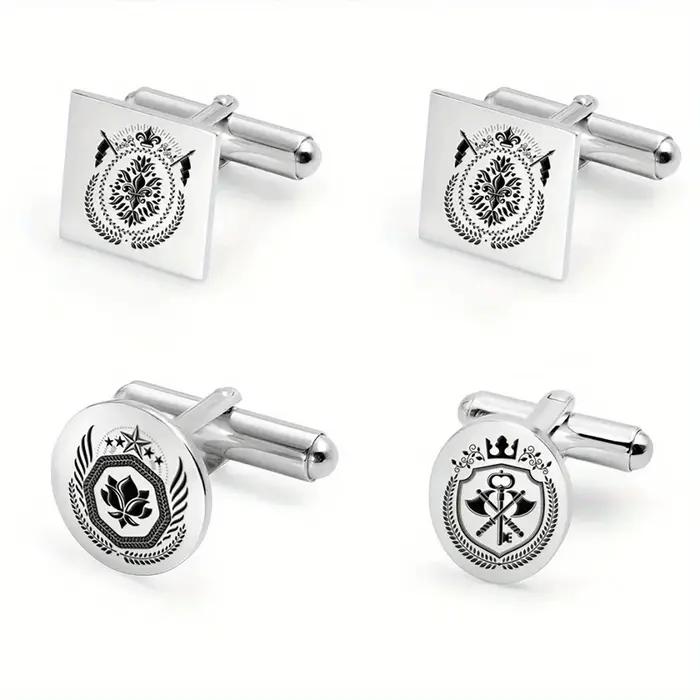 Boutons de manchette personnalisés pour hommes