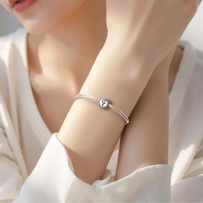 Breloque symbole en argent Sterling 925 pour astrologie Lilith