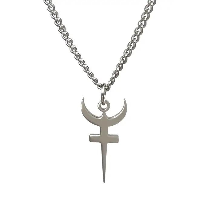 Collier Hades pendentif Trident religieux en acier inoxydable